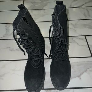 Free People Lace up Boots